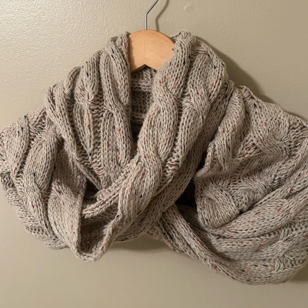 C.C Cable Knit Infinity Scarf